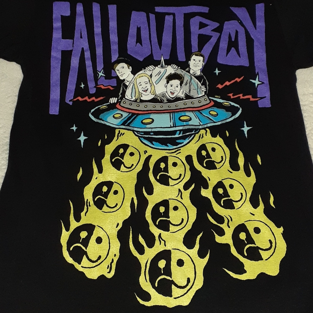Fall Out Boy UFO Tee Vintage Shirt